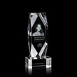 Delta 3D Award on Base - Clear | https://www.bestnamebadges.com