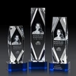 Delta 3D Award on Base - Blue | https://www.bestnamebadges.com