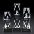 Delta 3D Award on Base - Black | https://www.bestnamebadges.com