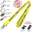 3/4" Polyester Lanyard | https://www.bestnamebadges.com