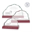Highbridge Award - Red | https://www.bestnamebadges.com