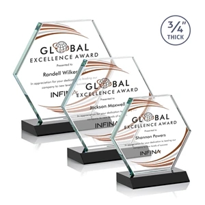 Pickering VividPrint™ Award - Black | https://www.bestnamebadges.com