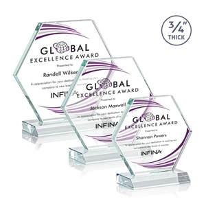 Pickering VividPrint™ Award - Starfire | https://www.bestnamebadges.com