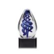 Expedia Award on Paragon Base - Black | https://www.bestnamebadges.com