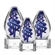 Expedia Award on Paragon Base - Clear | https://www.bestnamebadges.com
