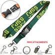 1" Woven Lanyards with Detachable Buckle Release | https://www.bestnamebadges.com