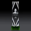 Delta 3D Award on Base - Green | https://www.bestnamebadges.com
