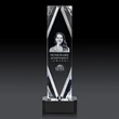 Delta 3D Award on Base - Black | https://www.bestnamebadges.com