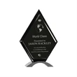 Diamond Piano Finish Floating Jade Glass Standup | https://www.bestnamebadges.com