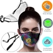 3-Layer w/ Full Color Logo Adjustable Face Mask | https://www.bestnamebadges.com
