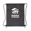 Pathway Non-Woven Drawstring Backpack | https://www.bestnamebadges.com