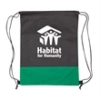 Pathway Non-Woven Drawstring Backpack | https://www.bestnamebadges.com