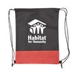 Pathway Non-Woven Drawstring Backpack | https://www.bestnamebadges.com
