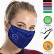 3 Layer Face Masks with Filter Pocket & Adjustable Ear Loops | https://www.bestnamebadges.com