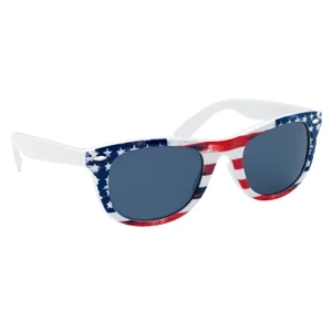 Patriotic Malibu Sunglasses | https://www.bestnamebadges.com