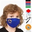 Reusable Kids Face Mask w/ Custom Logo Adjustable PPE | https://www.bestnamebadges.com