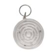 Clear Round Maze Puzzle Keychain | https://www.bestnamebadges.com