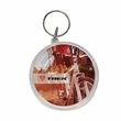 Clear Round Maze Puzzle Keychain | https://www.bestnamebadges.com