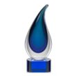 Delray Award on Paragon Base - Blue | https://www.bestnamebadges.com
