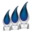 Delray Award on Paragon Base - Clear | https://www.bestnamebadges.com