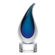 Delray Award on Paragon Base - Clear | https://www.bestnamebadges.com
