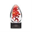 Helix Award on Paragon Base - Black | https://www.bestnamebadges.com