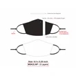 RUSH 2-Layer w/ Full Color Logo Adjustable Face Masks | https://www.bestnamebadges.com