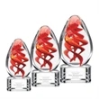 Helix Award on Paragon Base - Clear | https://www.bestnamebadges.com