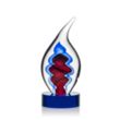 Trilogy Flame Award - Blue | https://www.bestnamebadges.com
