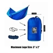 Camping Hammock with Optional Tree Straps | https://www.bestnamebadges.com