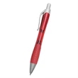 Rio Ballpoint Pen With Contoured Rubber Grip | https://www.bestnamebadges.com