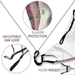 3-Layer w/ Full Color Logo Adjustable Face Mask | https://www.bestnamebadges.com