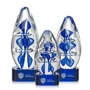 Eminence Award on Paragon Base - Blue | https://www.bestnamebadges.com