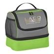 Two Compartment Lunch Pail Bag | https://www.bestnamebadges.com