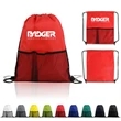 Half Time Mesh Drawstring Backpack | https://www.bestnamebadges.com