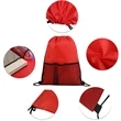 Half Time Mesh Drawstring Backpack | https://www.bestnamebadges.com