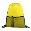 Half Time Mesh Drawstring Backpack | https://www.bestnamebadges.com