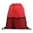 Half Time Mesh Drawstring Backpack | https://www.bestnamebadges.com