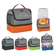 Two Compartment Lunch Pail Bag | https://www.bestnamebadges.com