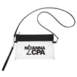Game Day Clear Wristlet Pouch | https://www.bestnamebadges.com