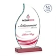 Croydon Flame VividPrint™ Award - Red | https://www.bestnamebadges.com