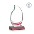 Croydon Flame VividPrint™ Award - Red | https://www.bestnamebadges.com