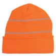 Knit Cuff Beanie With Reflective Stripes | https://www.bestnamebadges.com