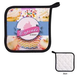 Full Color Quilted Pot Holder | https://www.bestnamebadges.com