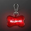 LED Dog Bone Safety Pet Light | https://www.bestnamebadges.com