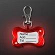 LED Dog Bone Safety Pet Light | https://www.bestnamebadges.com