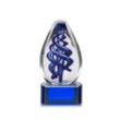 Expedia Award on Paragon Base - Blue | https://www.bestnamebadges.com