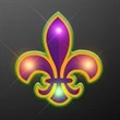 Fleur De Lis Lights | https://www.bestnamebadges.com