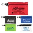 Milos Large Zipper Storage Pouch with Plastic Hook | https://www.bestnamebadges.com