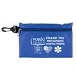 Milos Large Zipper Storage Pouch with Plastic Hook | https://www.bestnamebadges.com